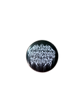 Black Metal Logo Button Pin