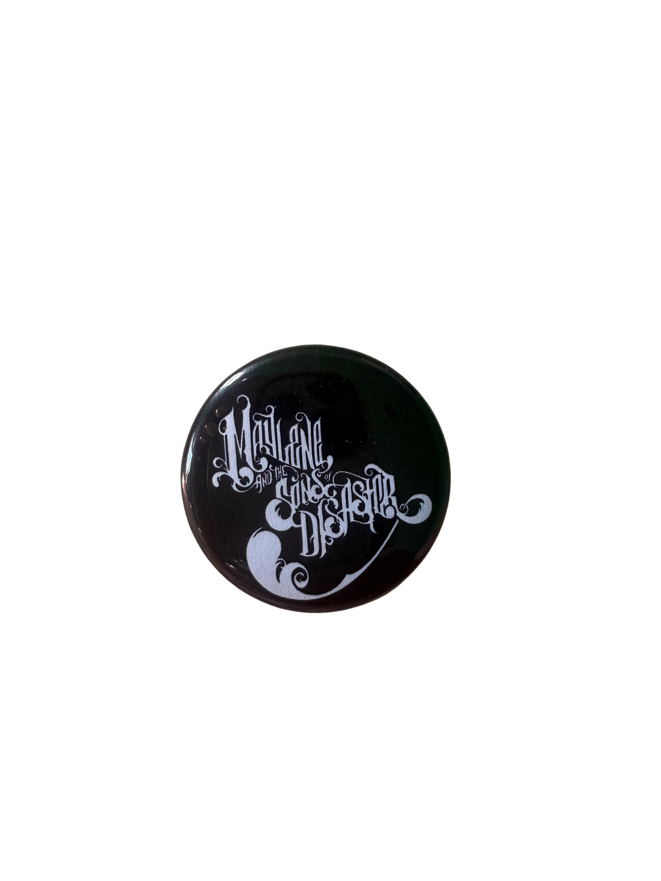 Black Logo Button Pin