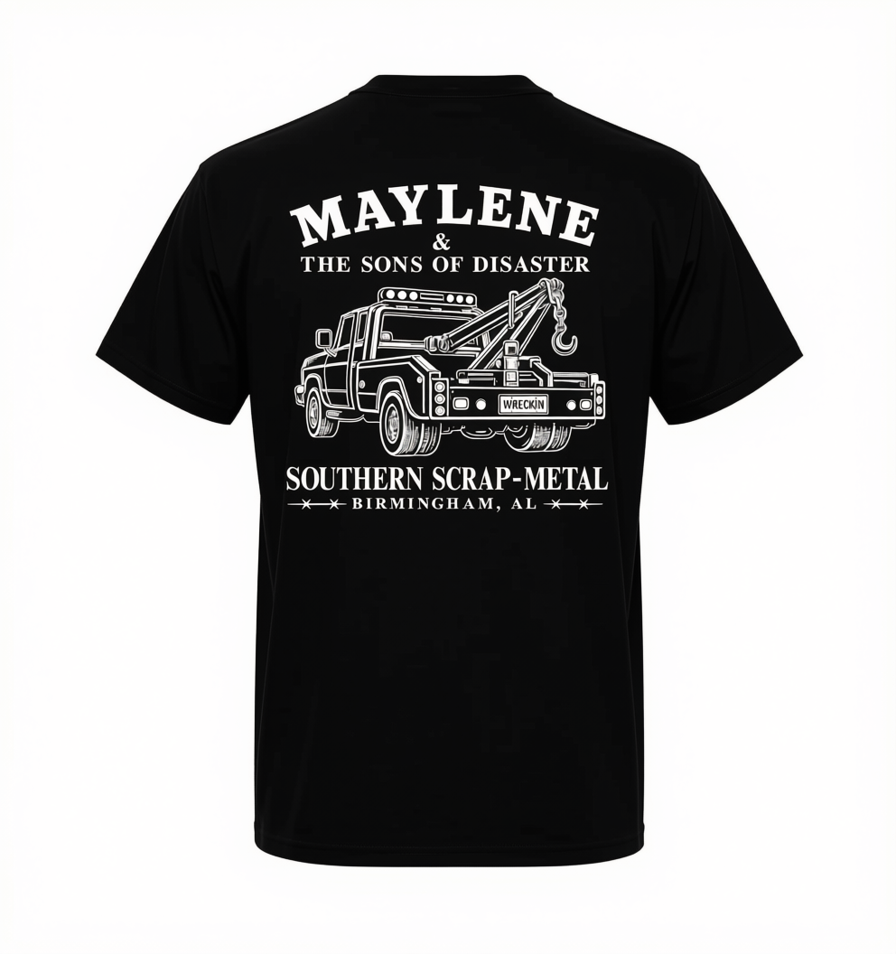Black Tow Truck Tee